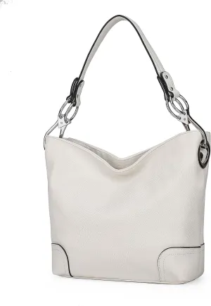 MKF Collection Hobo Purses for Women,Vegan Leather Handbag Slouchy Womens Shoulder bag – Fashion Top Handle Pocketbook