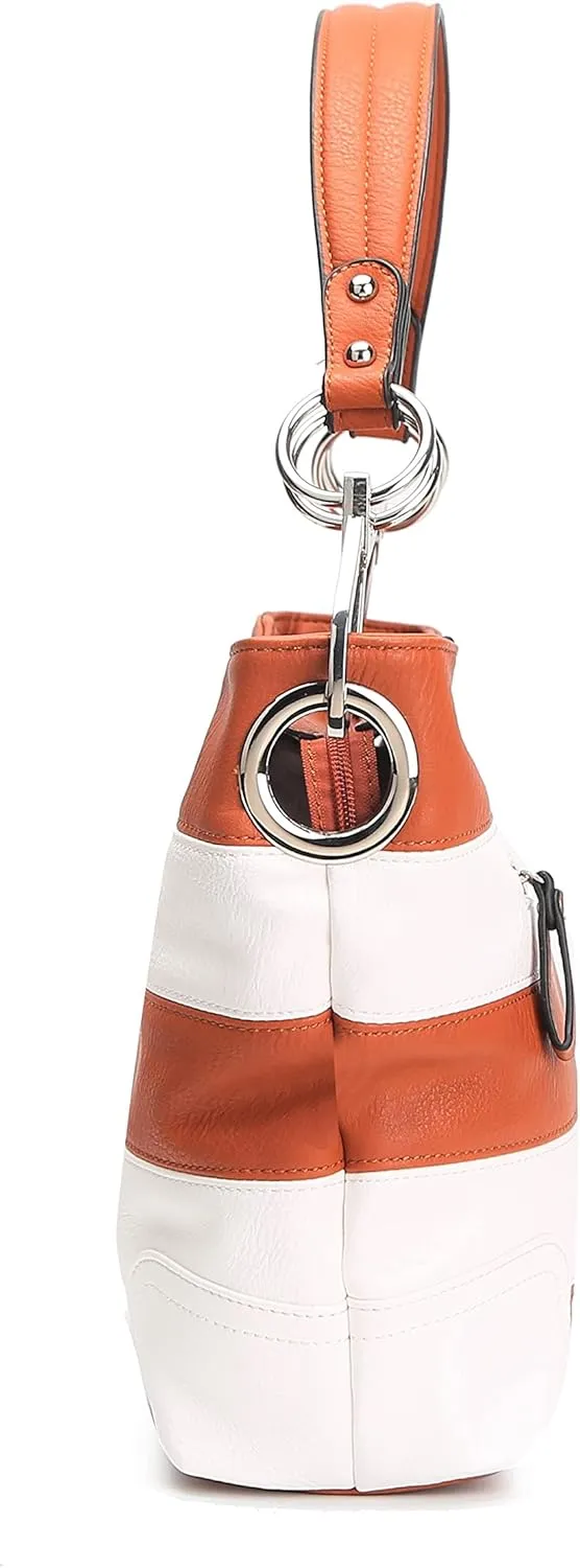 MKF Collection Hobo Purses for Women,Vegan Leather Handbag Slouchy Womens Shoulder bag – Fashion Top Handle Pocketbook