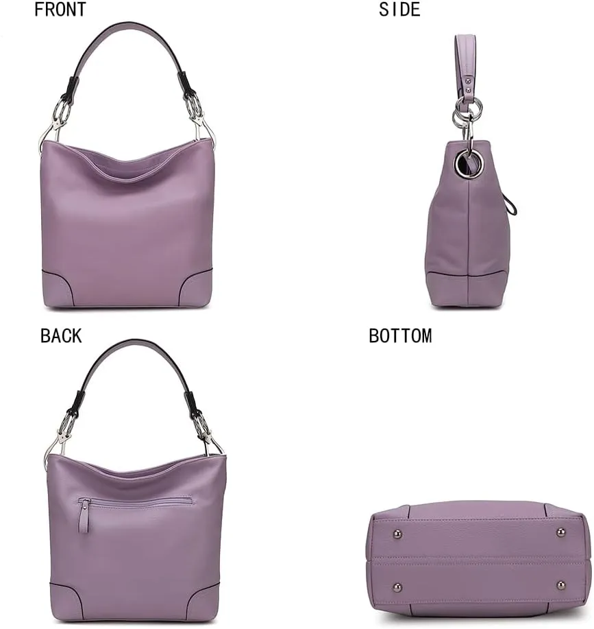 MKF Collection Hobo Purses for Women,Vegan Leather Handbag Slouchy Womens Shoulder bag – Fashion Top Handle Pocketbook