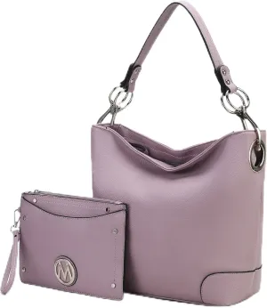 MKF Collection Hobo Purses for Women,Vegan Leather Handbag Slouchy Womens Shoulder bag – Fashion Top Handle Pocketbook