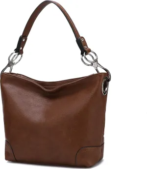 MKF Collection Hobo Purses for Women,Vegan Leather Handbag Slouchy Womens Shoulder bag – Fashion Top Handle Pocketbook