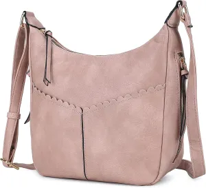 MKF Collection Shoulder Bag for Women, Vegan Leather Fashion Handbag Crossbody Purse