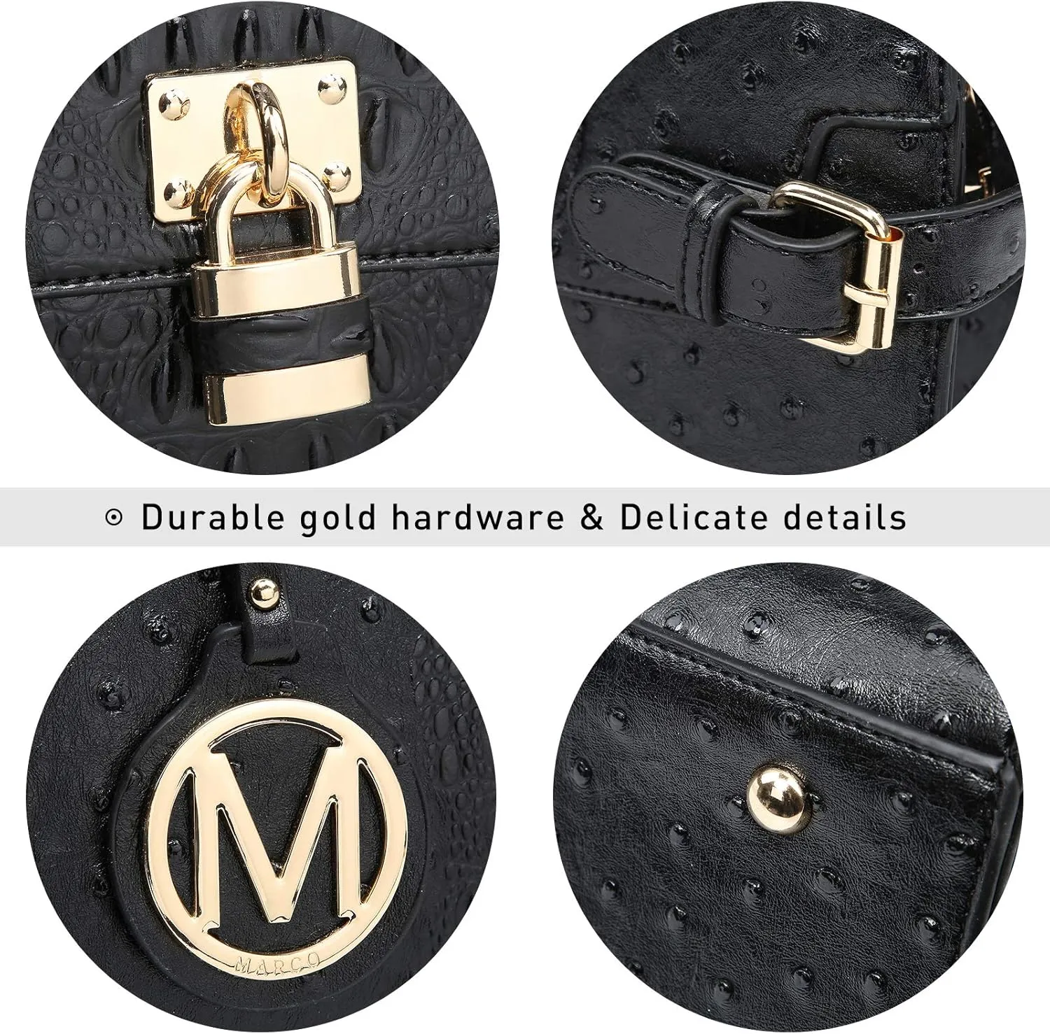 MKP Women Fashion Satchel Handbags and Purses Ladies Top Handle Tote Work Shoulder Bags with Matching Wristlet Wallet