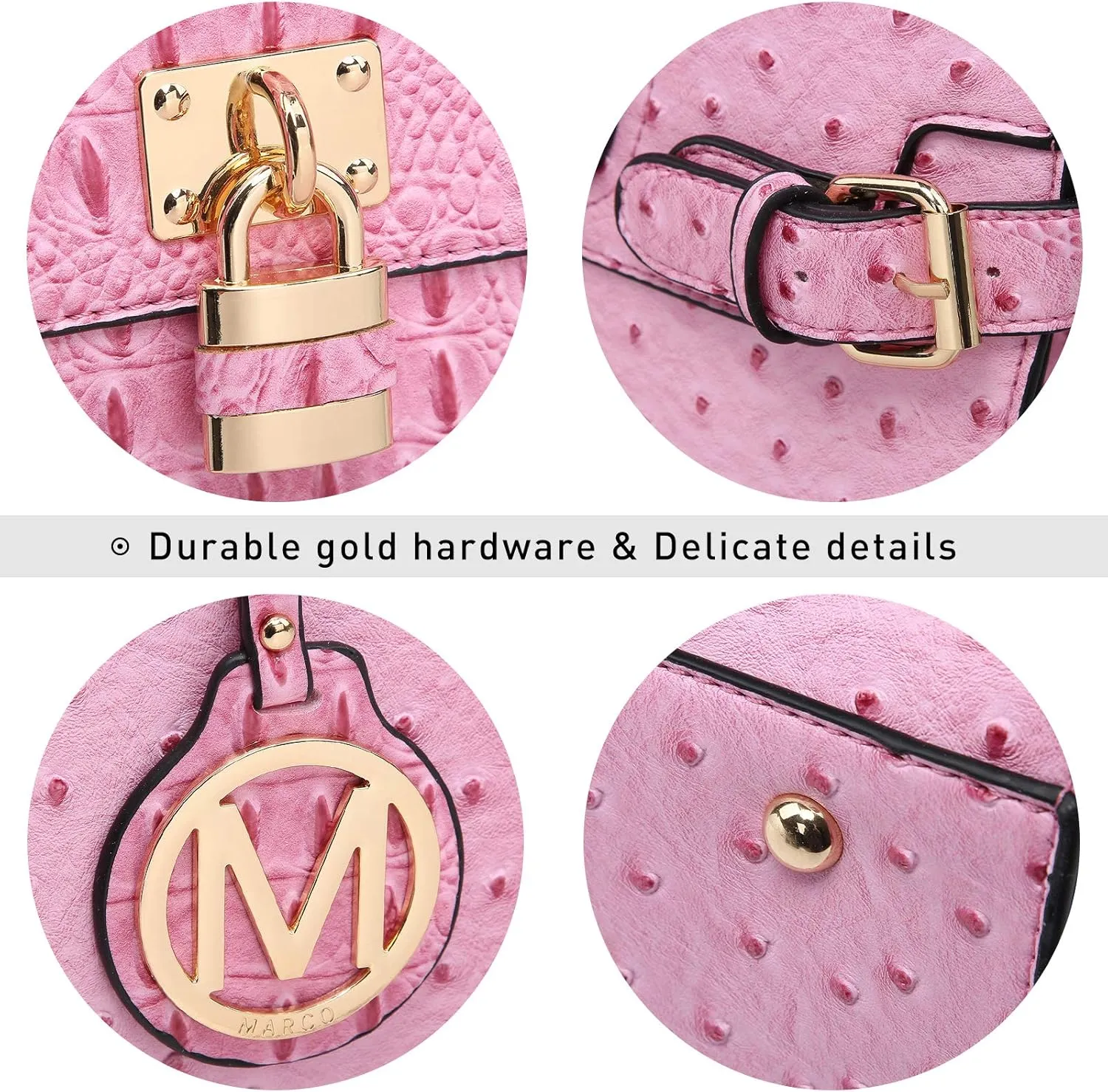 MKP Women Fashion Satchel Handbags and Purses Ladies Top Handle Tote Work Shoulder Bags with Matching Wristlet Wallet