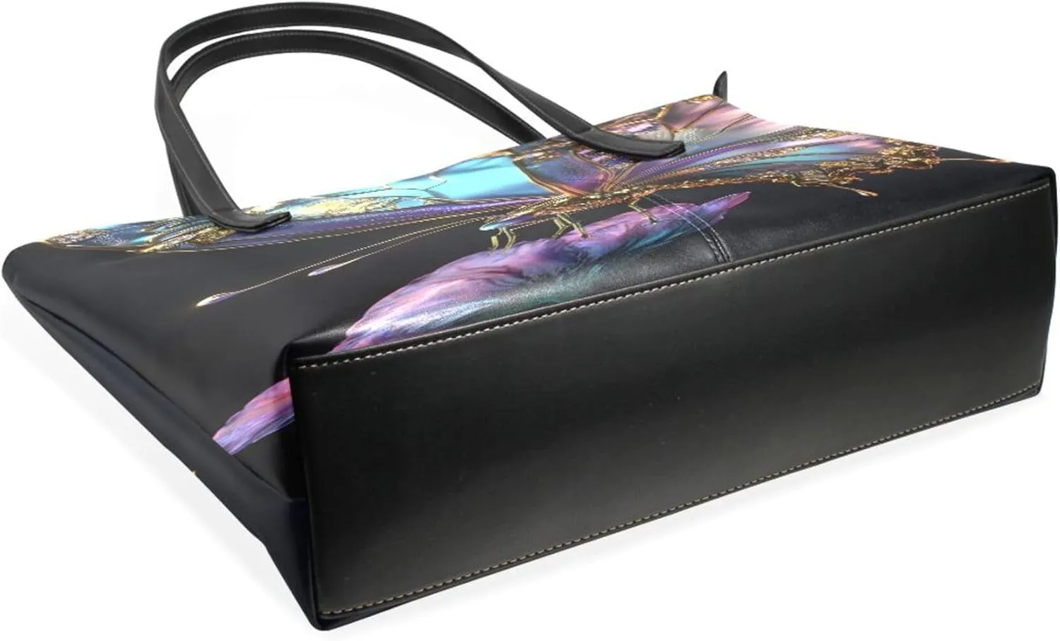 MNSRUU Boho Tote Bag Butterfly Starlight Travel Women Purses and Handbags