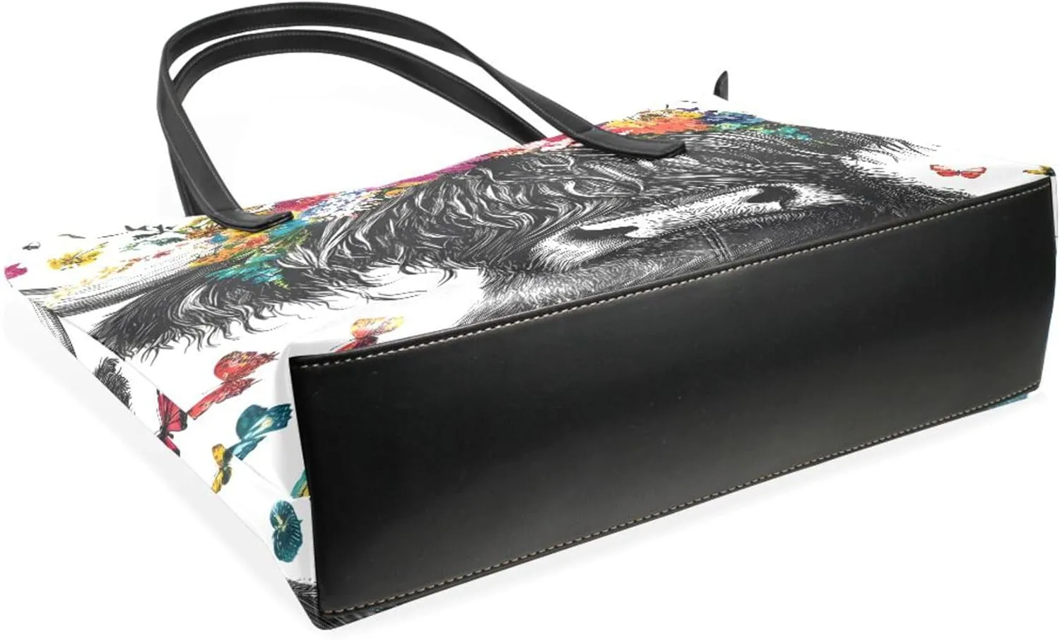 MNSRUU Boho Tote Bag Butterfly Starlight Travel Women Purses and Handbags
