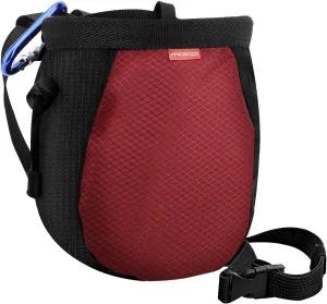 MoKo Rock Climbing Chalk Bag, Bouldering Chalk Pot Bucket with Adjustable Belt & Carabiner Drawstring Climbing Gear