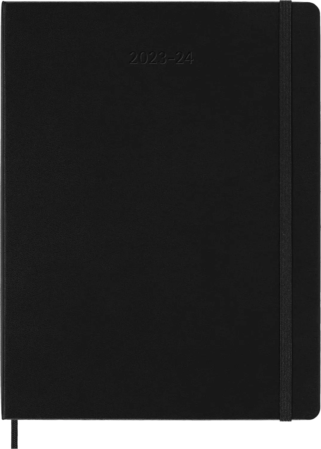 Moleskine 2023-2024 Weekly Planner, 18M, Extra Large, Black, Hard Cover (7.5 x 10)