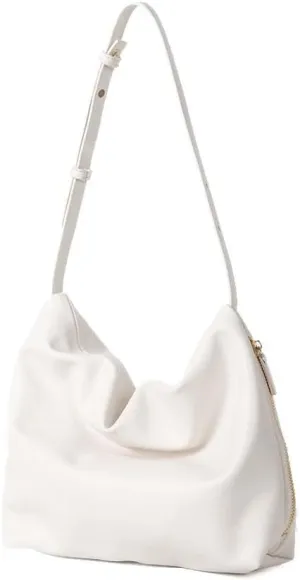 Molodo PU Hobo Bags for Women Casual Large Tote Bag Trendy Shoulder Bag for Work Travel Satchel Bag Ladies Handbag Purses