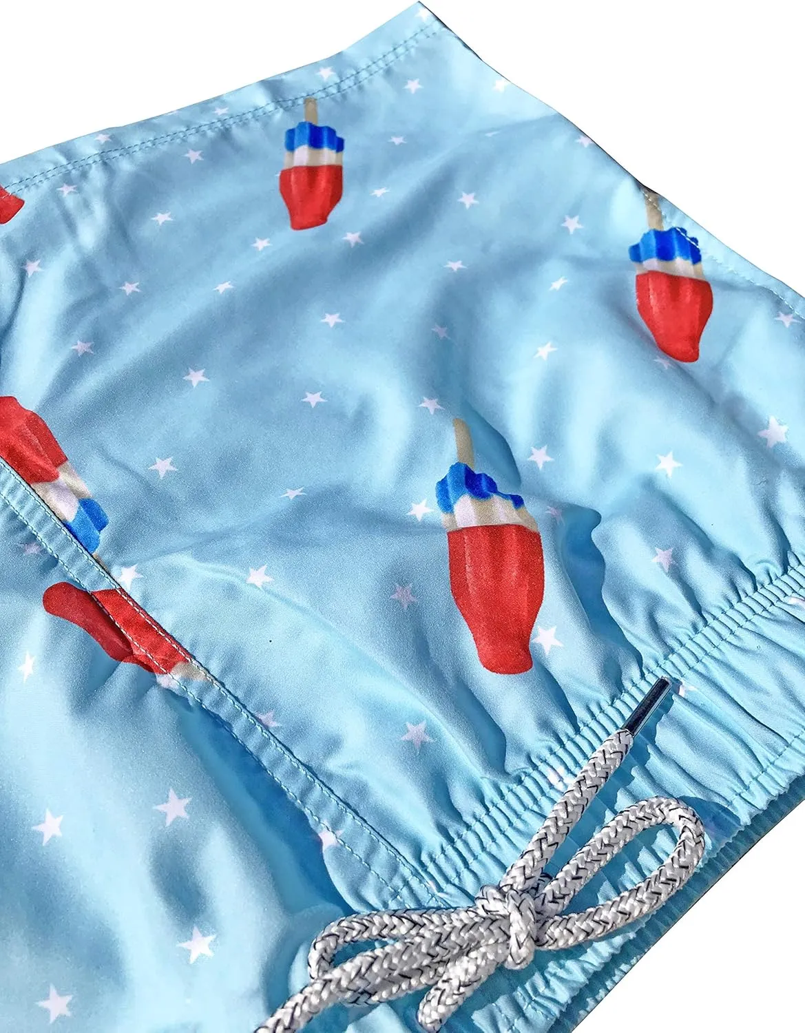 Molokai Mens Swim Trunks Quick Dry Elastic Waist Drawstring