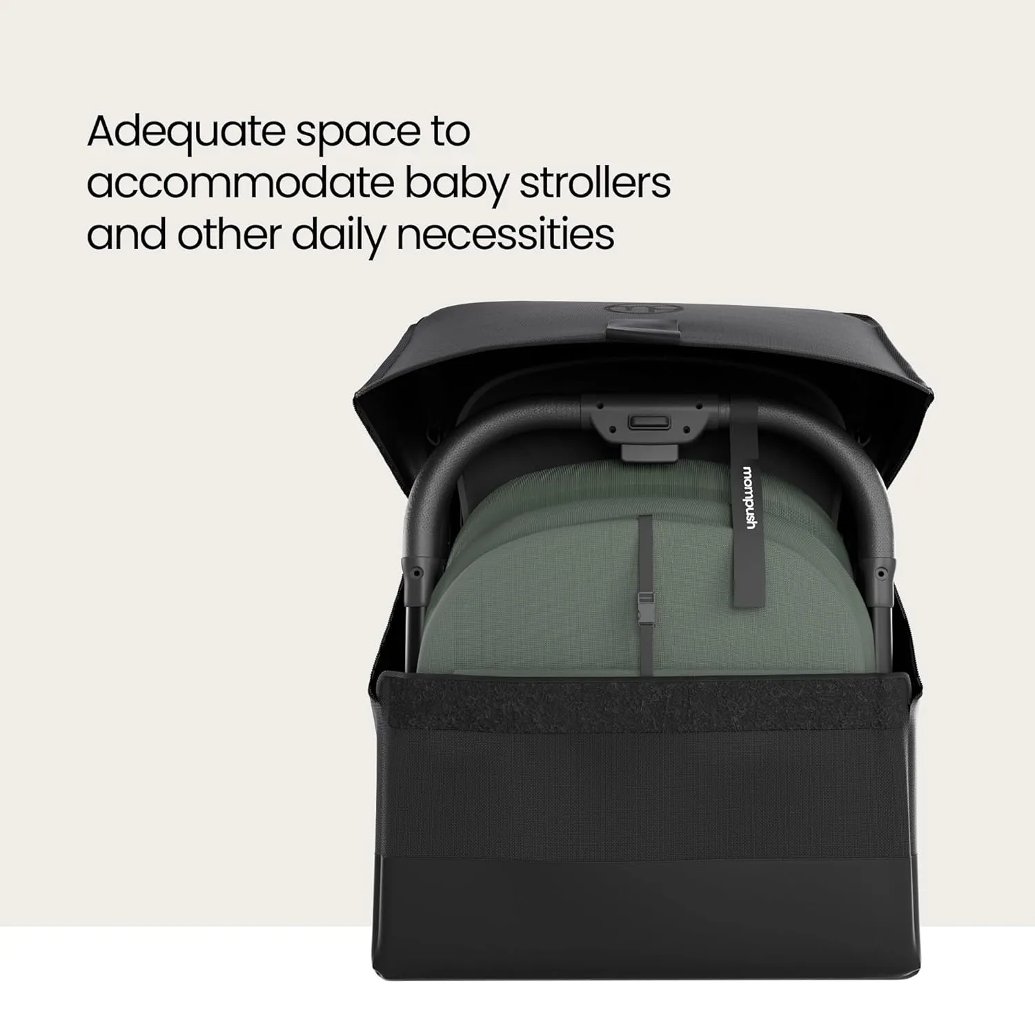mompush Velo Stroller Bag for Airplane, Durable and Spacious for Storage and Protect, Lightweight Stroller Travel Bag Easy to Carry for Air travel