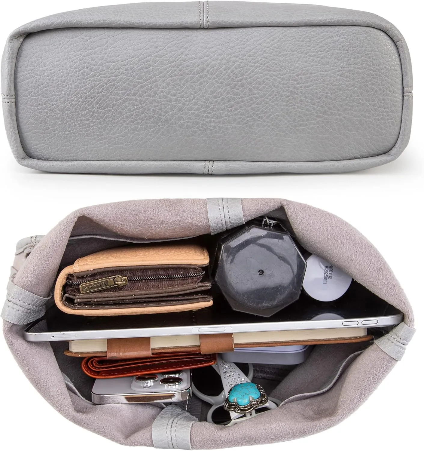Montana West Hobo Bags Purse for Women Ultra Soft Foldable Shoulder Slouchy Handbags with Cosmetic bag