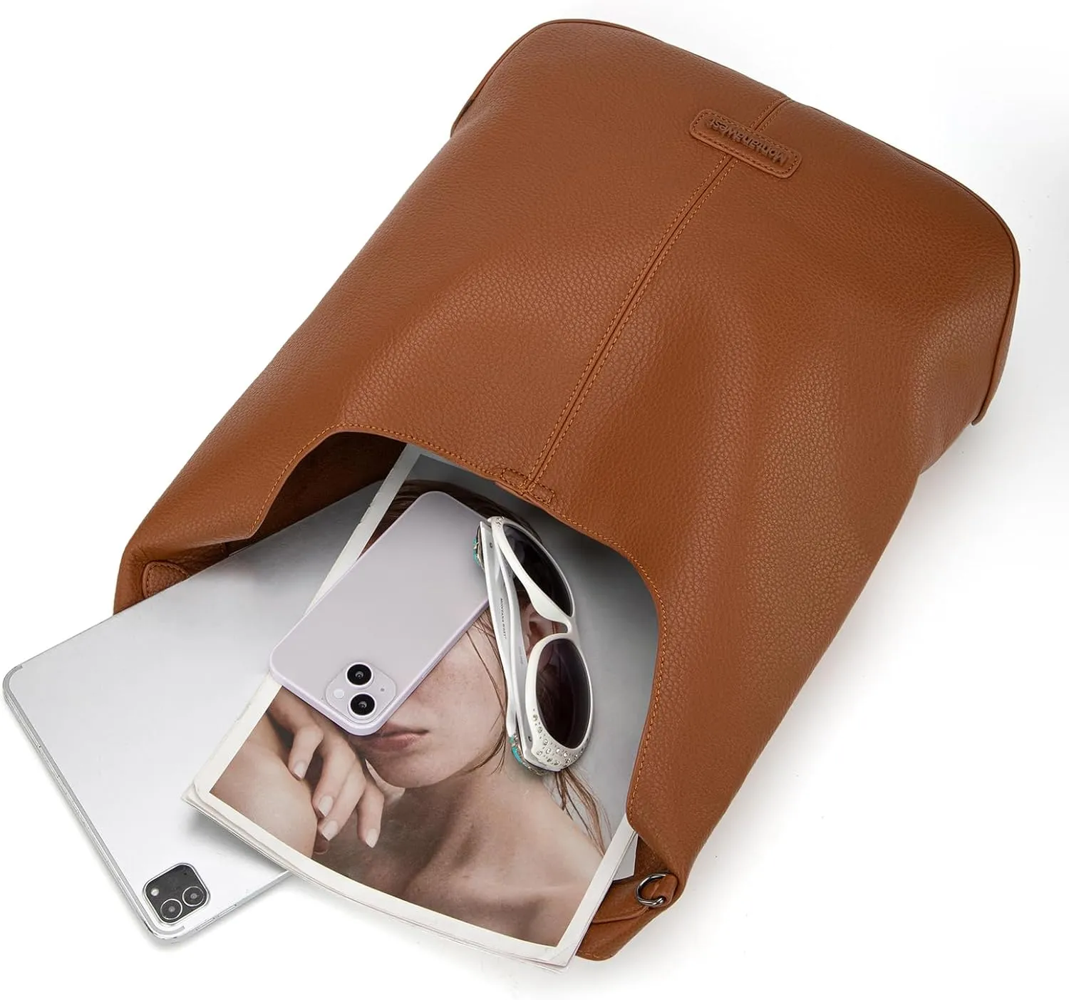 Montana West Hobo Bags Purse for Women Ultra Soft Foldable Shoulder Slouchy Handbags with Cosmetic bag