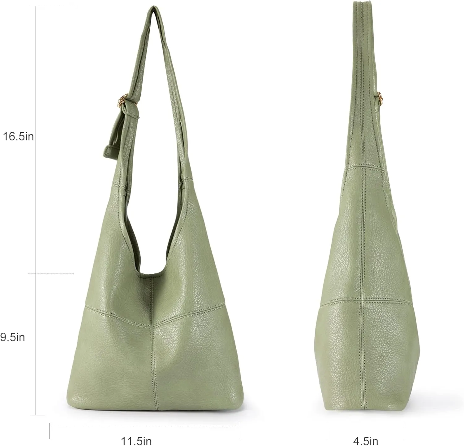 Montana West Hobo Bags Purse for Women Ultra Soft Foldable Shoulder Slouchy Handbags with Cosmetic bag