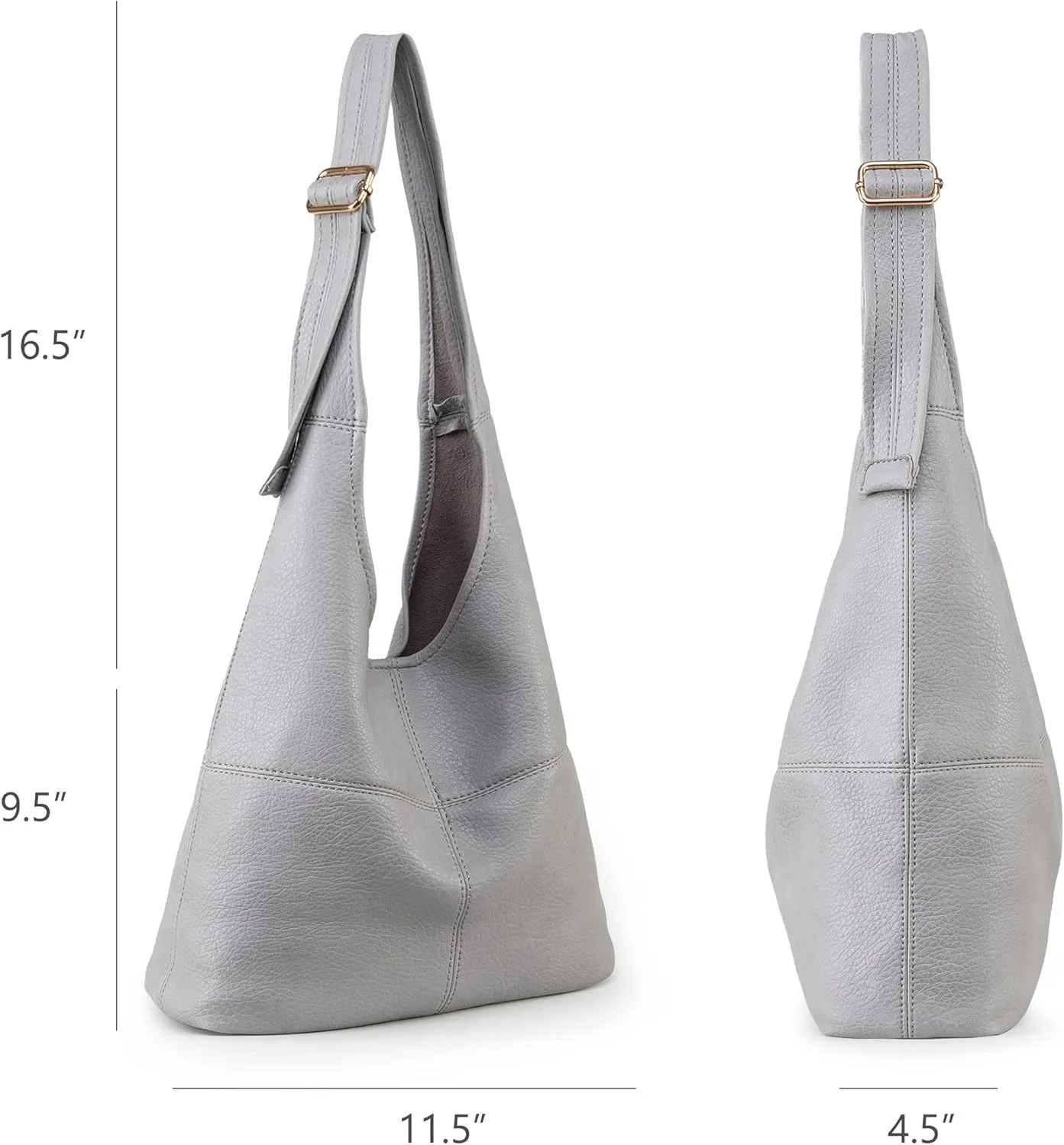 Montana West Hobo Bags Purse for Women Ultra Soft Foldable Shoulder Slouchy Handbags with Cosmetic bag