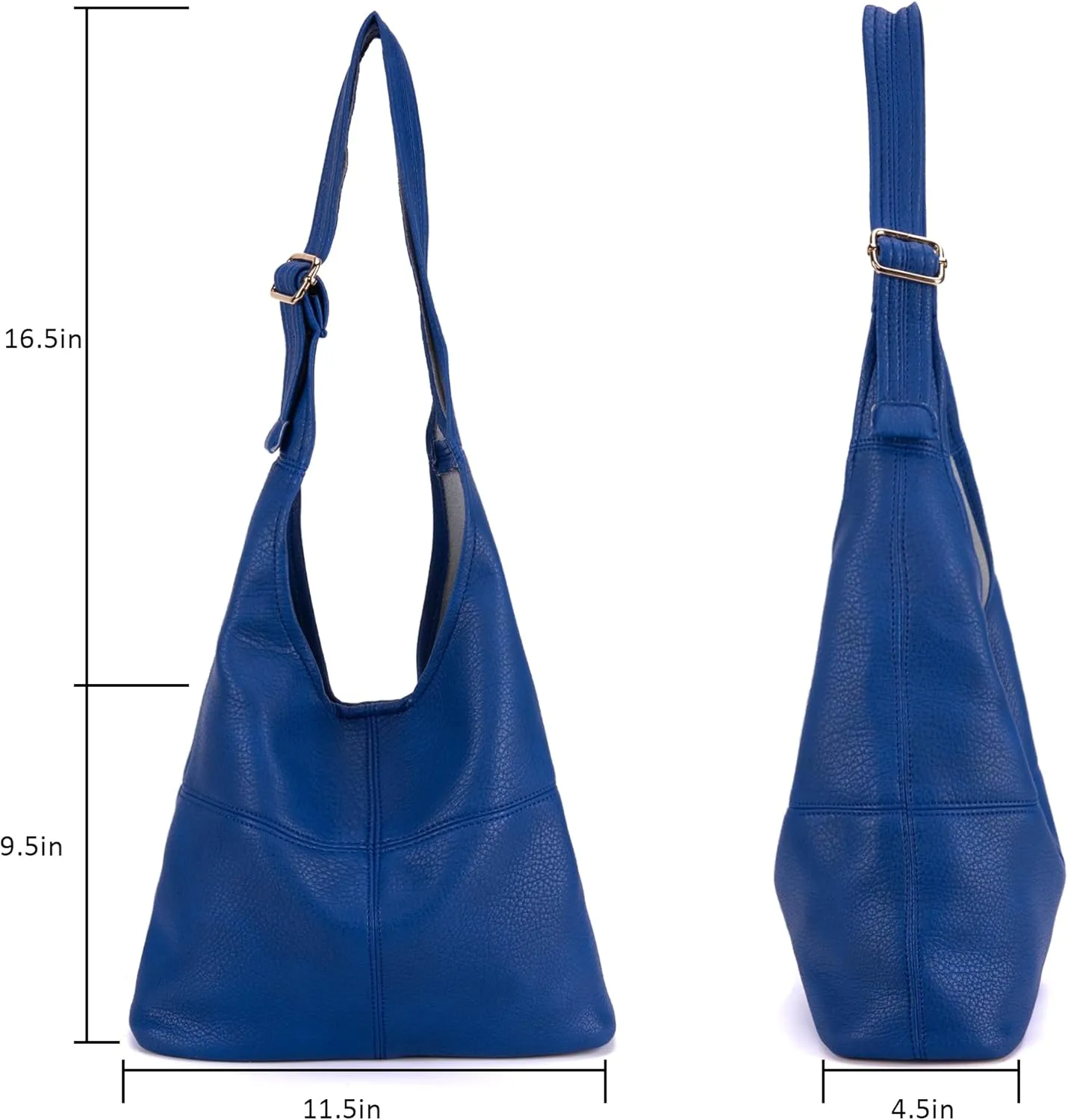 Montana West Hobo Bags Purse for Women Ultra Soft Foldable Shoulder Slouchy Handbags with Cosmetic bag