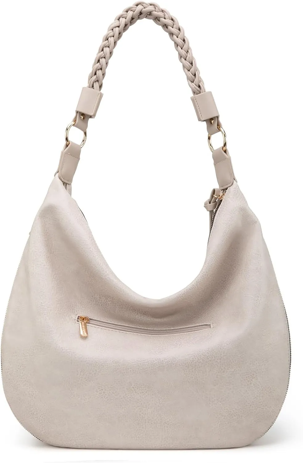 Montana West Large Hobo Bags for Women Slouchy Shoulder Purse Handbag with Zipper and Woven Handle