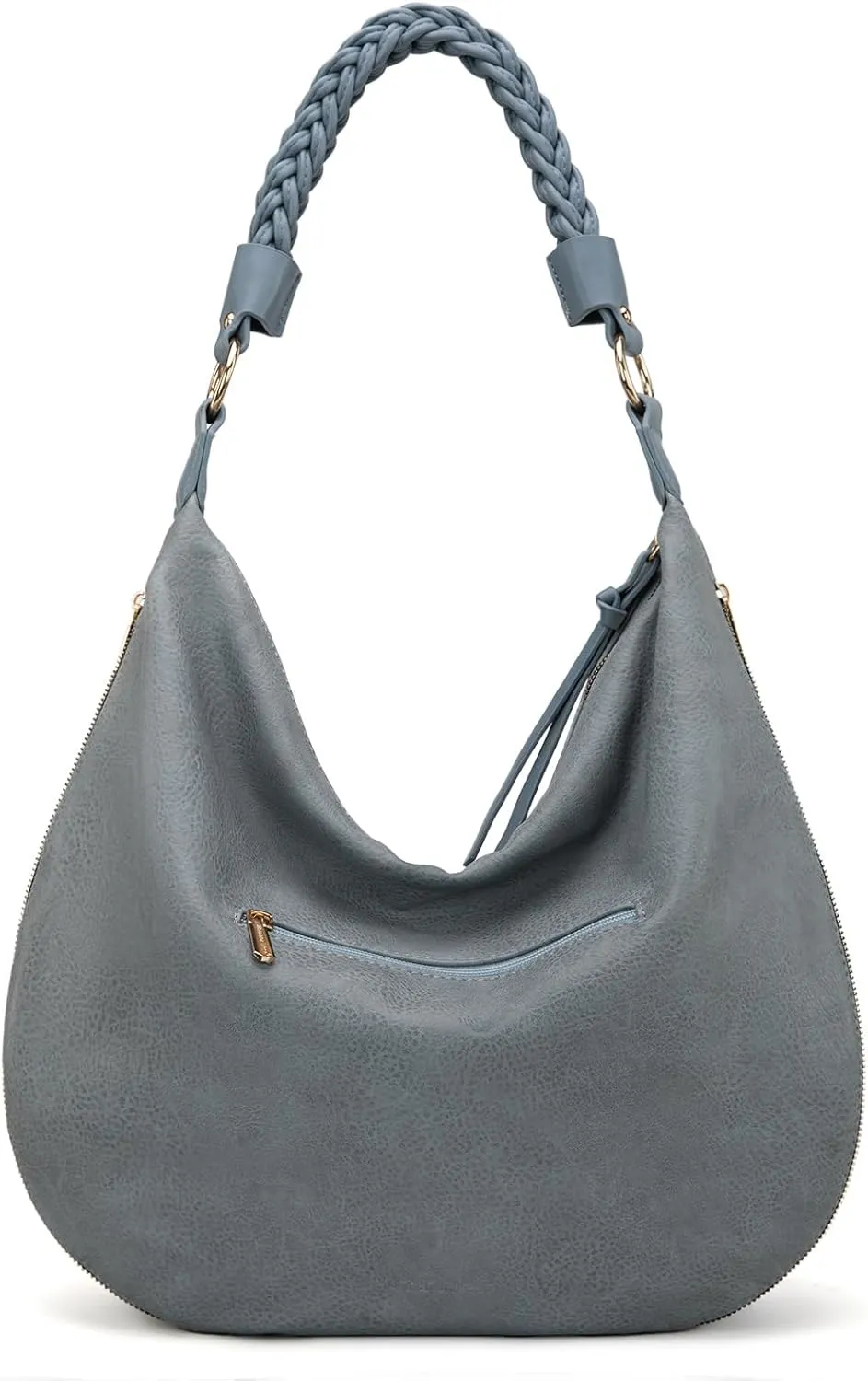 Montana West Large Hobo Bags for Women Slouchy Shoulder Purse Handbag with Zipper and Woven Handle