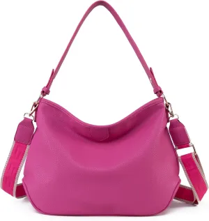 Montana West Medium Hobo Bags for Women Purses and Handbags Classic Top Handle Shoulder Satchel Bags