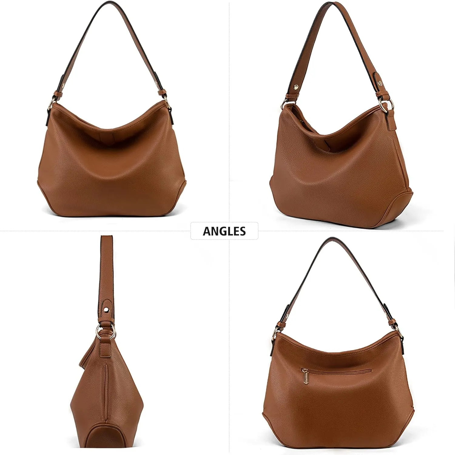 Montana West Medium Hobo Bags for Women Purses and Handbags Classic Top Handle Shoulder Satchel Bags