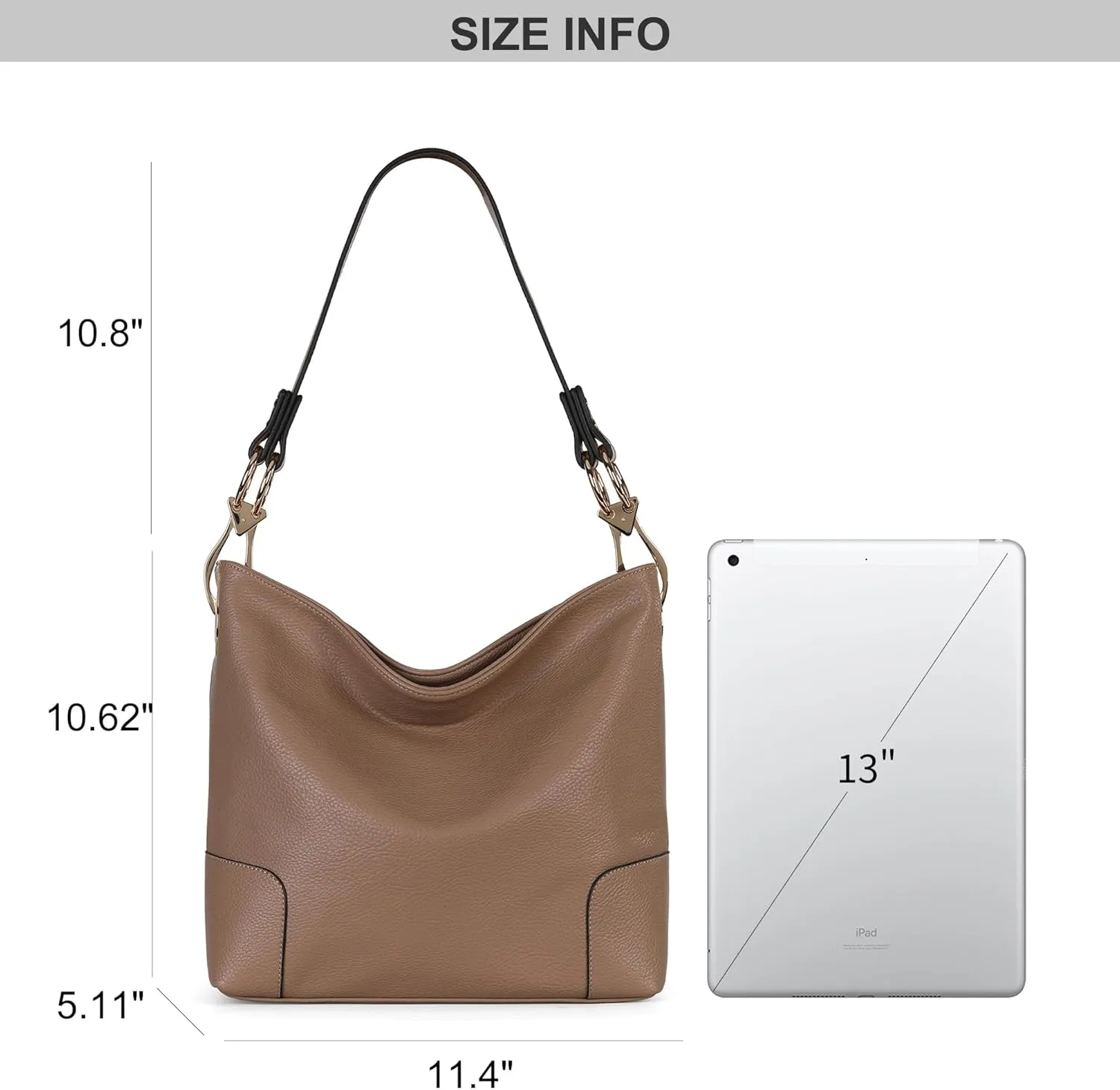 Montana West Medium Hobo Bags for Women Top Handle Satchel Shoulder Purse Bucket Handbag