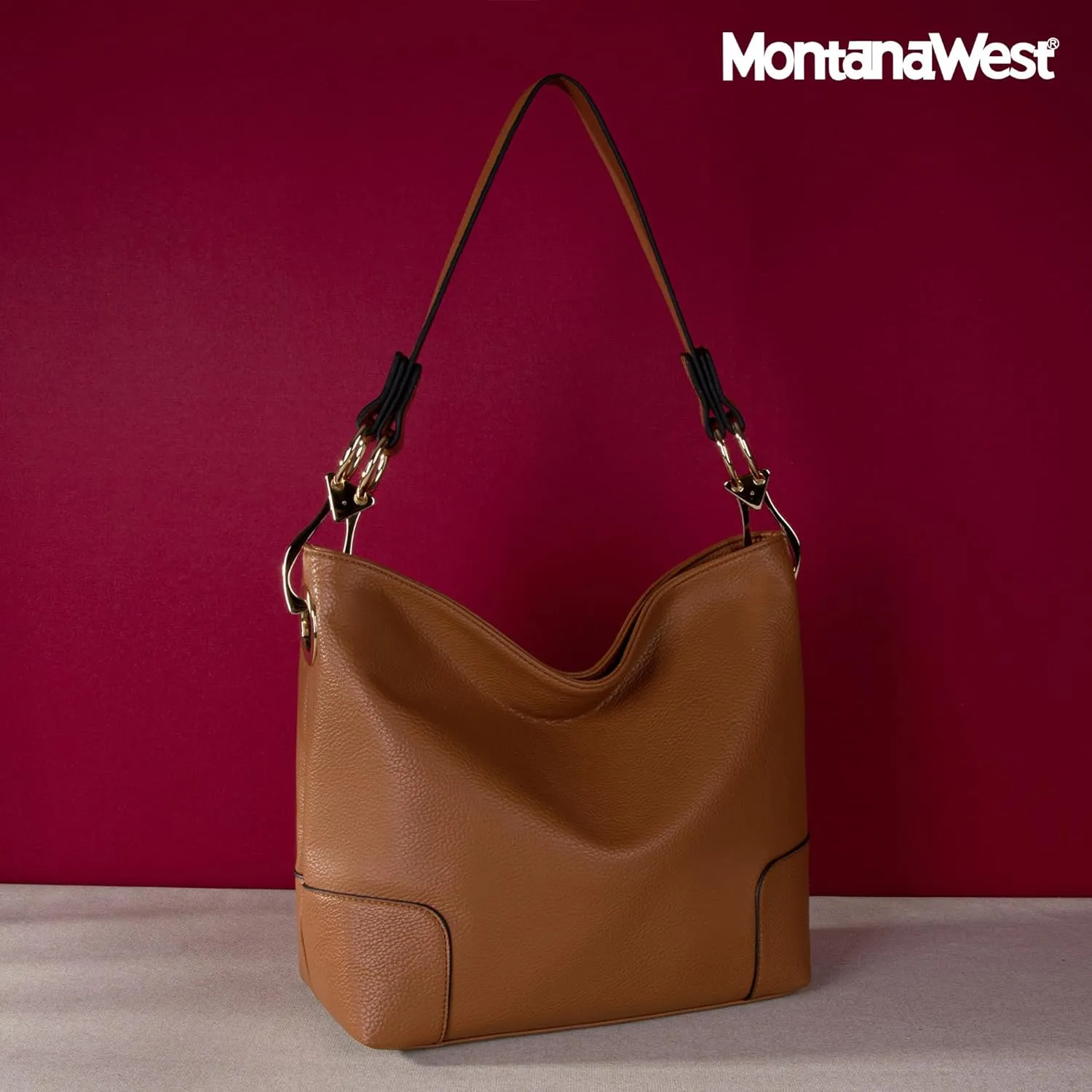 Montana West Medium Hobo Bags for Women Top Handle Satchel Shoulder Purse Bucket Handbag