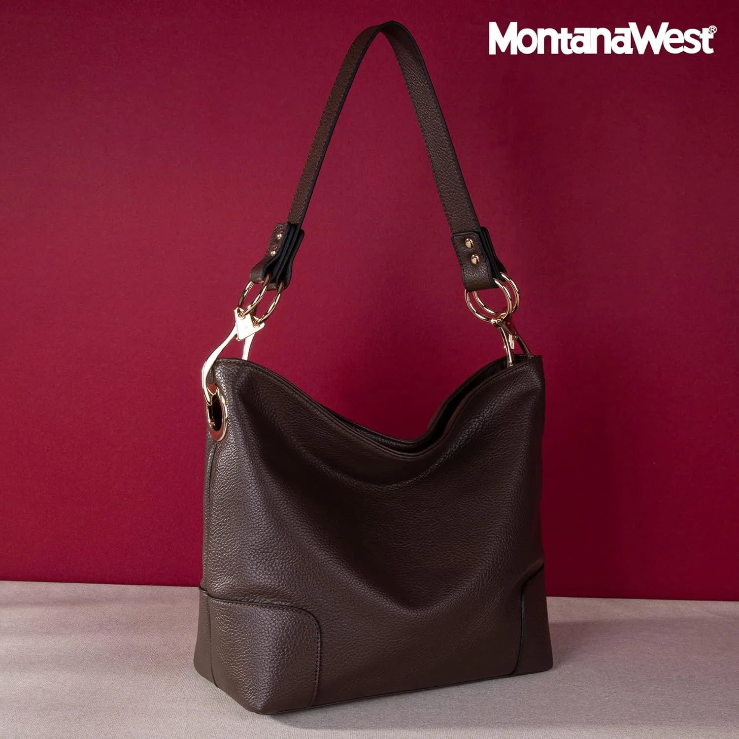 Montana West Medium Hobo Bags for Women Top Handle Satchel Shoulder Purse Bucket Handbag