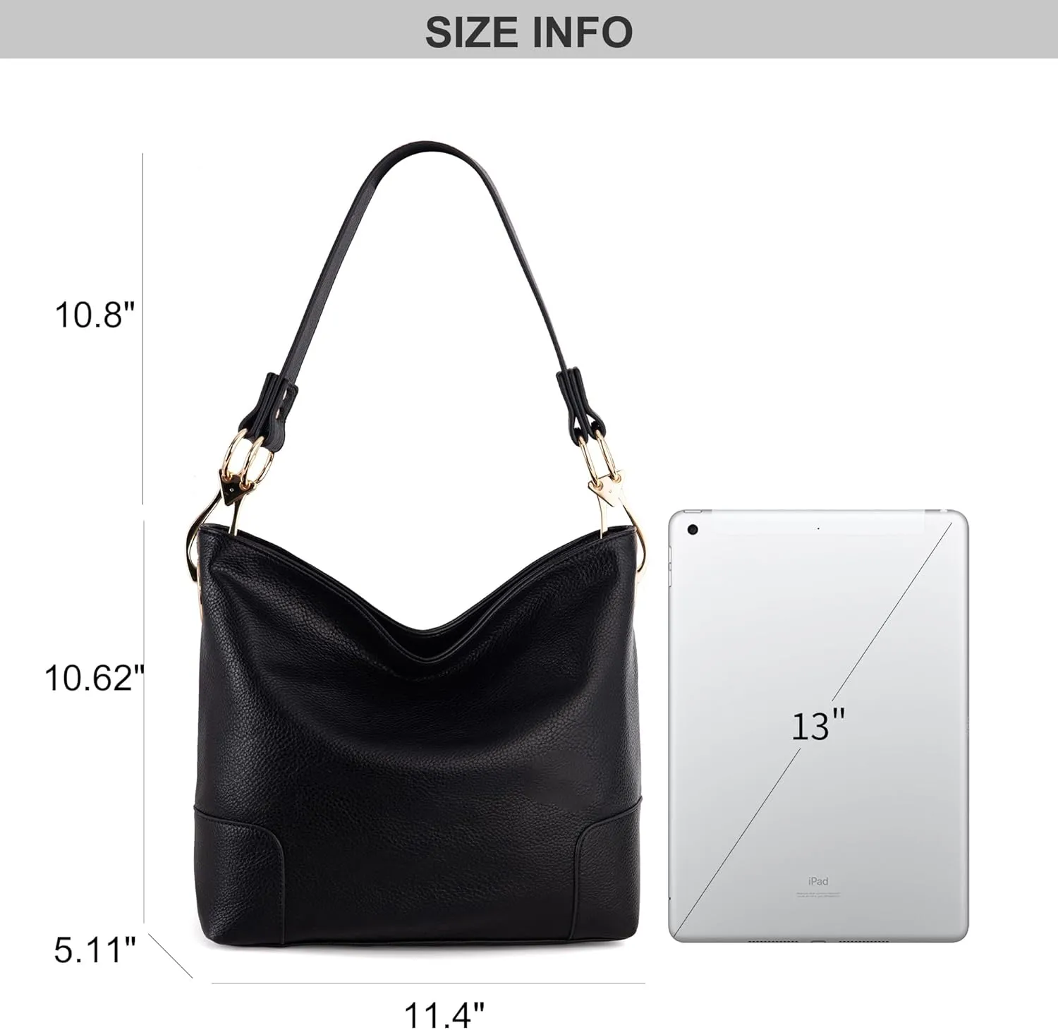 Montana West Medium Hobo Bags for Women Top Handle Satchel Shoulder Purse Bucket Handbag