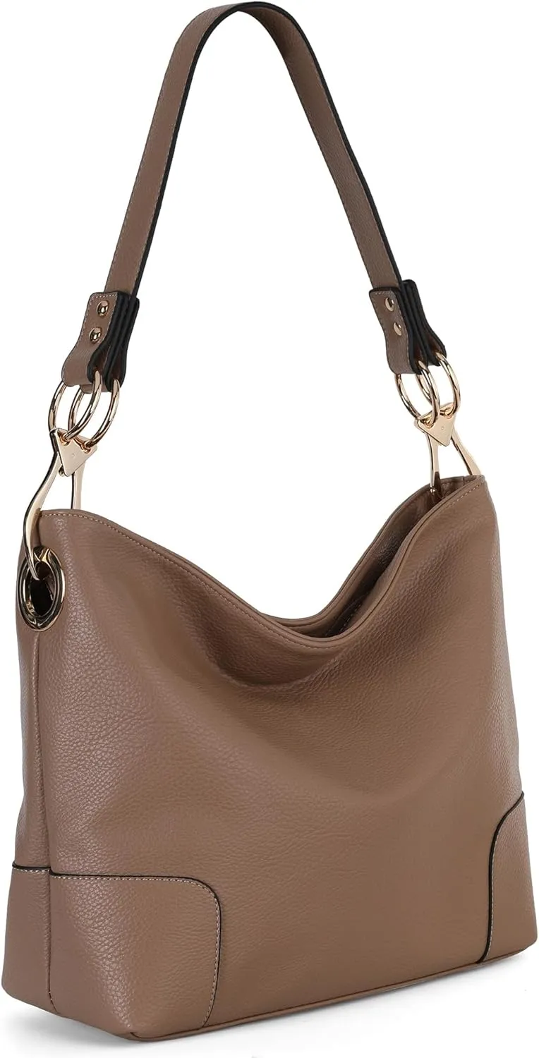 Montana West Medium Hobo Bags for Women Top Handle Satchel Shoulder Purse Bucket Handbag