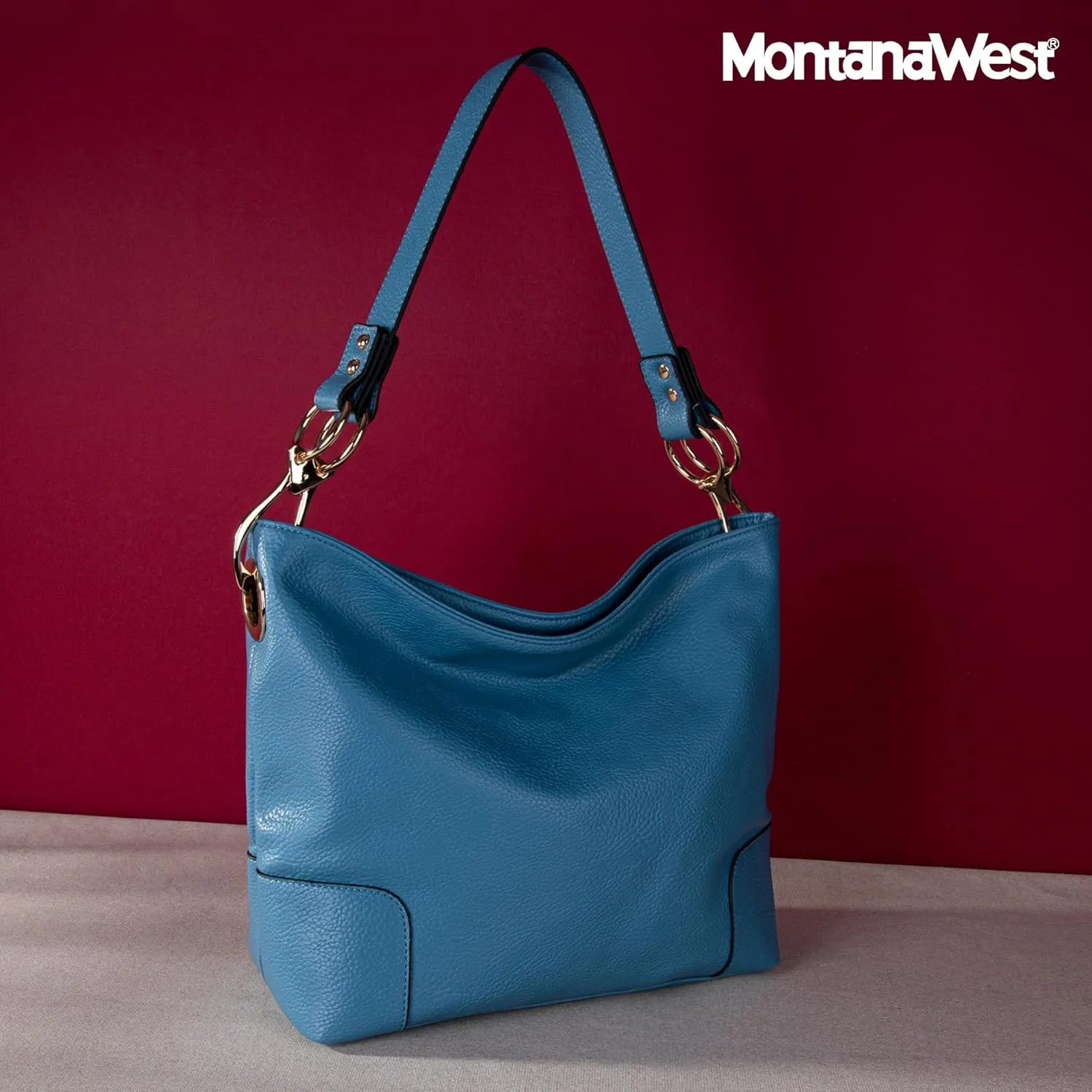 Montana West Medium Hobo Bags for Women Top Handle Satchel Shoulder Purse Bucket Handbag