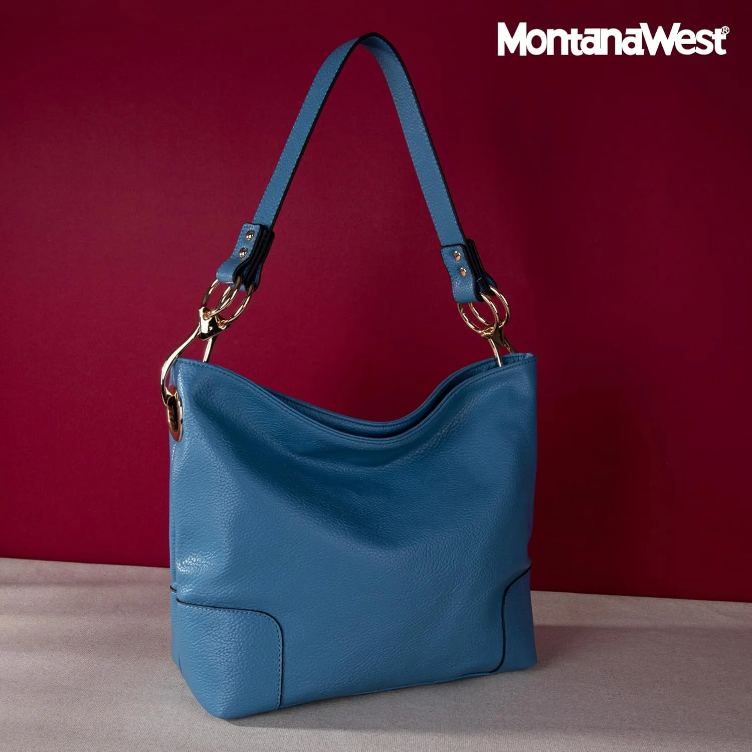 Montana West Medium Hobo Bags for Women Top Handle Satchel Shoulder Purse Bucket Handbag
