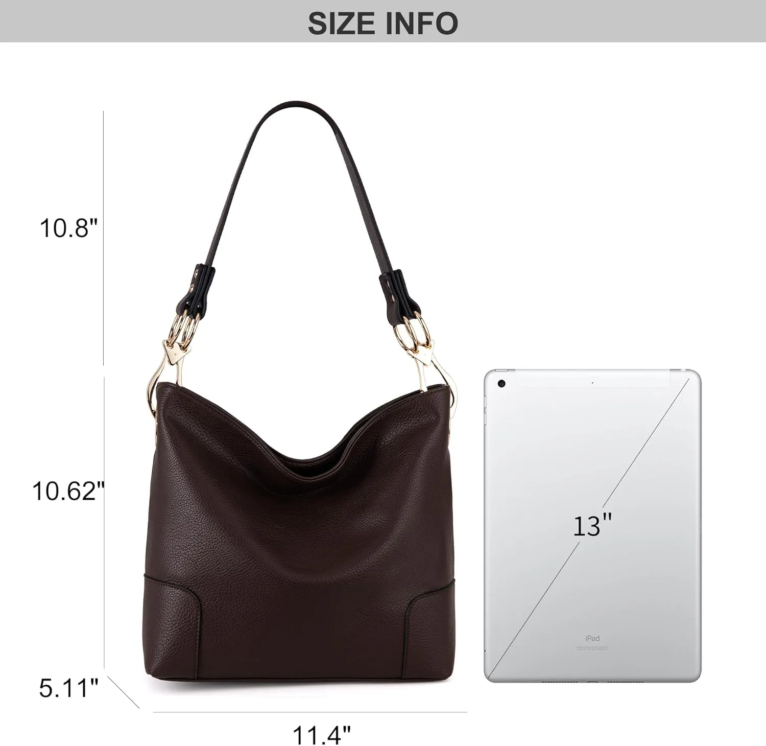Montana West Medium Hobo Bags for Women Top Handle Satchel Shoulder Purse Bucket Handbag
