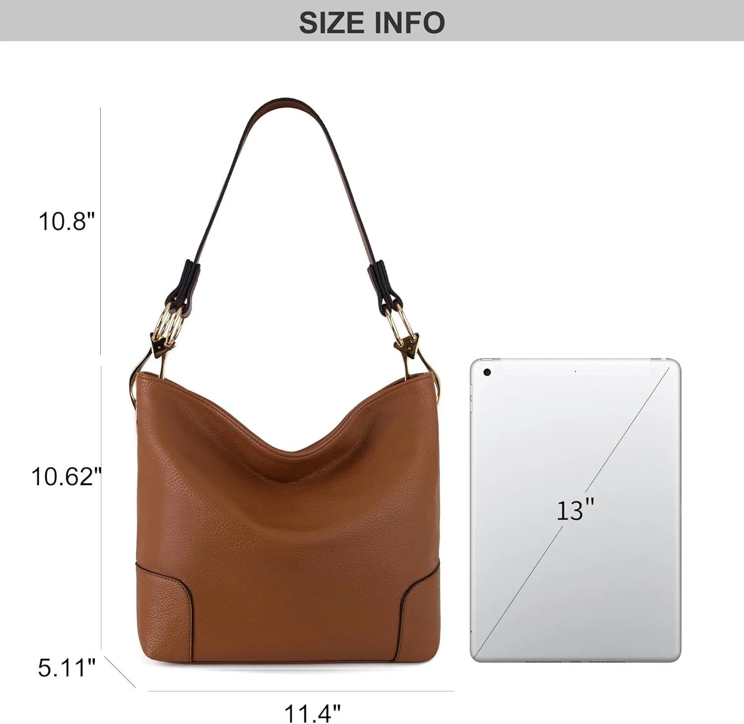 Montana West Medium Hobo Bags for Women Top Handle Satchel Shoulder Purse Bucket Handbag