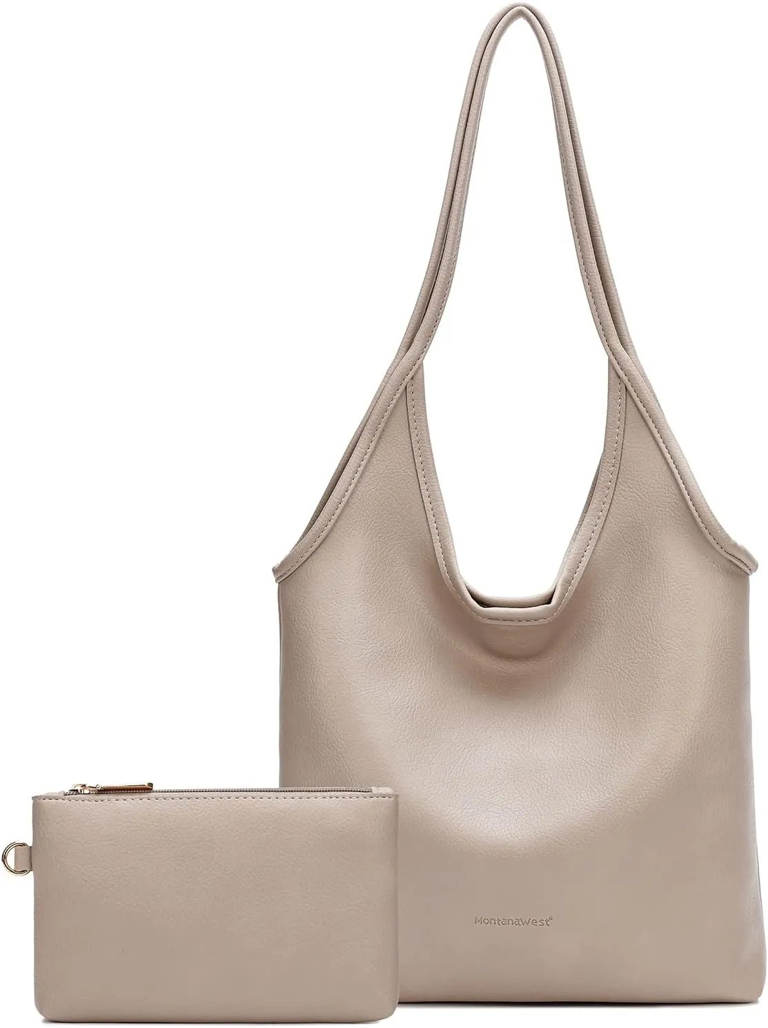 Montana West Slouchy Hobo Bags for Women Soft Designer Shoulder Purses Ladies Top Handle Handbag