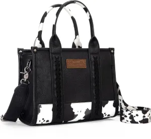 Montana West Wrangler Tote Bag for Women Handbag Satchel Bag Crossbody Purse with Strap Women Shoulder Purse