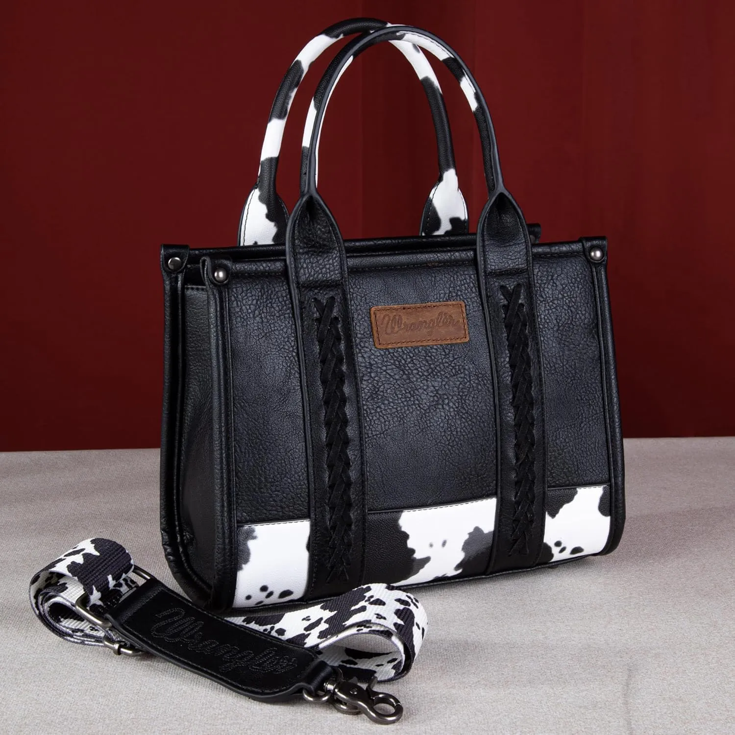 Montana West Wrangler Tote Bag for Women Handbag Satchel Bag Crossbody Purse with Strap Women Shoulder Purse