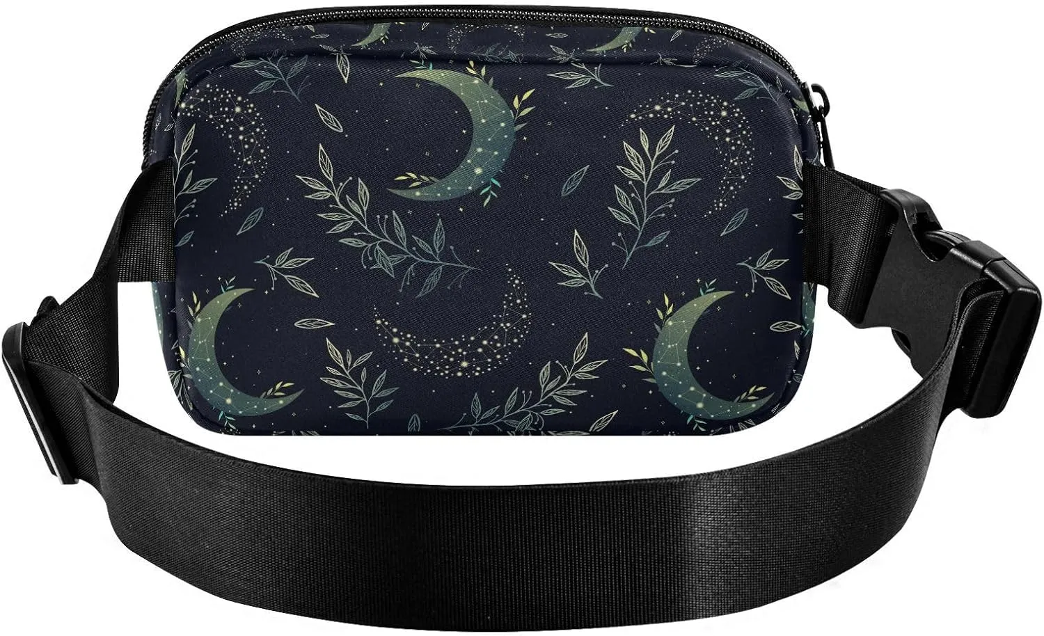 Moon Fanny Pack for Men Women Belt Bag Waterproof Waist Bags With Adjustable Straps Presents for Travel Sports Workout
