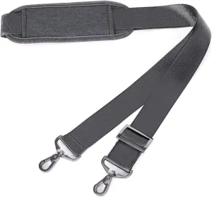MOSISO 56 inch Shoulder Strap, Adjustable Thick Soft Universal Replacement Non-Slip Fit Padded with Metal Swivel Hooks for Laptop Shoulder Bag/Laptop Messenger Bag/Crossbody Bag, Space Gray