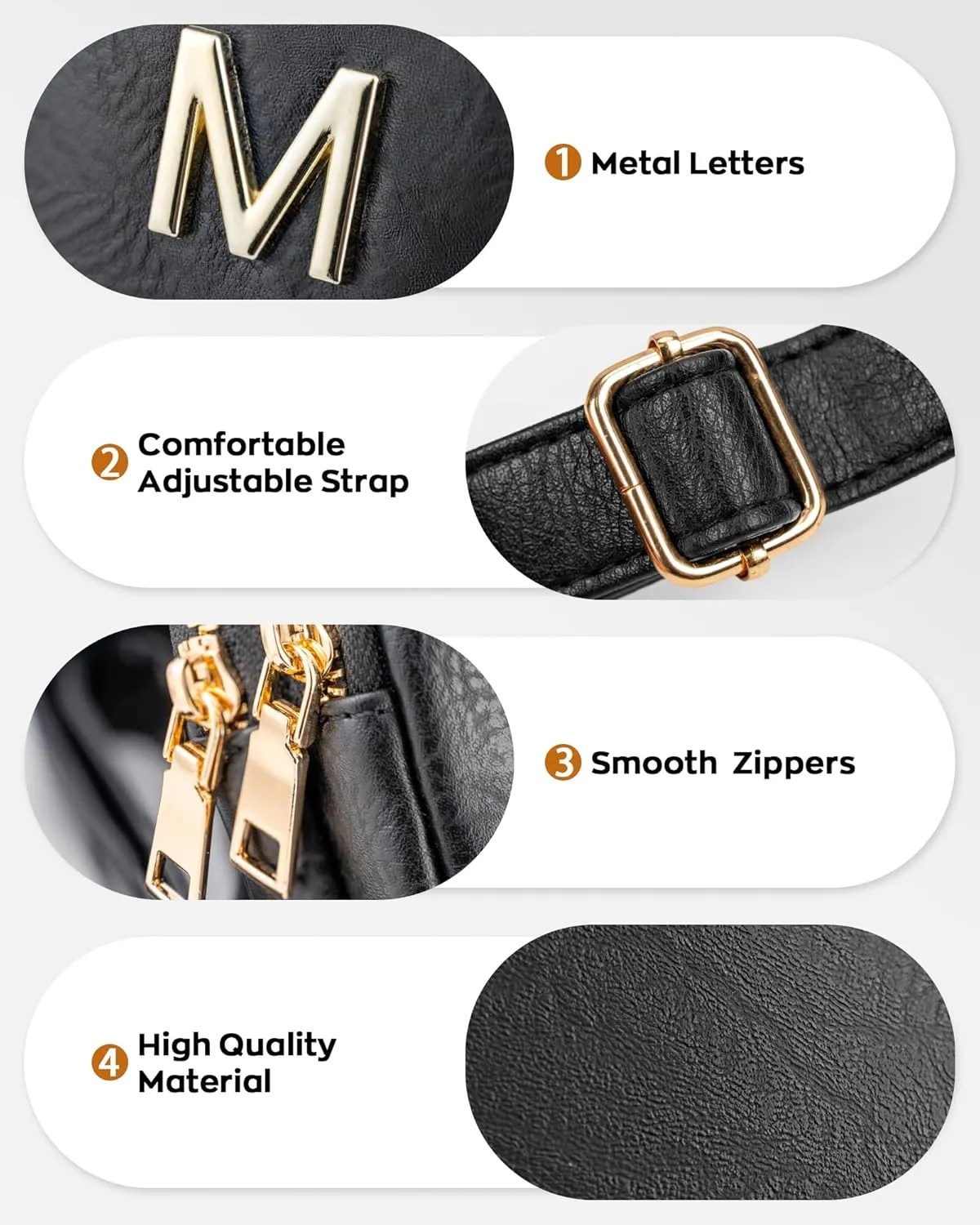 Mothers Day Gifts for Mom From Daughter, Initial Cross body Bag Fanny Pack for Women Girls, Graduation Gifts for Teen Girls Women, Teacher Appreciation Gifts, Teen Girl Gifts Trendy Stuff