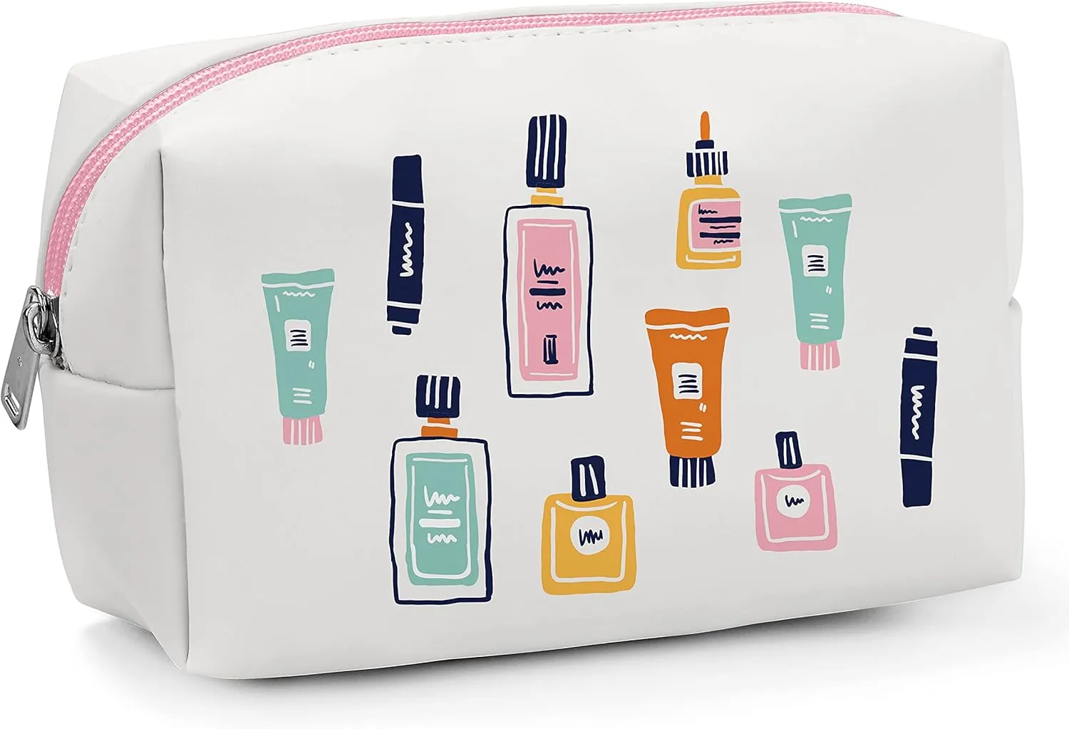 Mothers Day Gifts OCS Designs Cosmetic Bag - Potions and Lotions Organizer for Travel Size Toiletries - Loaf Pouch Storage for Makeup, Brushes, & Accessories with Full Zip Closure, Mothers Day Gift