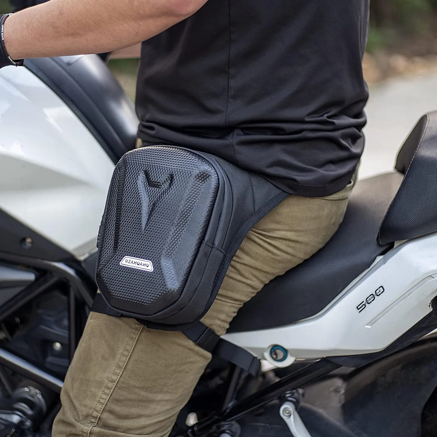Motorcycle Waist Pack Drop Leg Bags Men Women Bike Riding Cycling Tactical Thigh Fanny Pouch Phone Storage Hip Bag Motorcycle Accessories Kit Available as Satchel