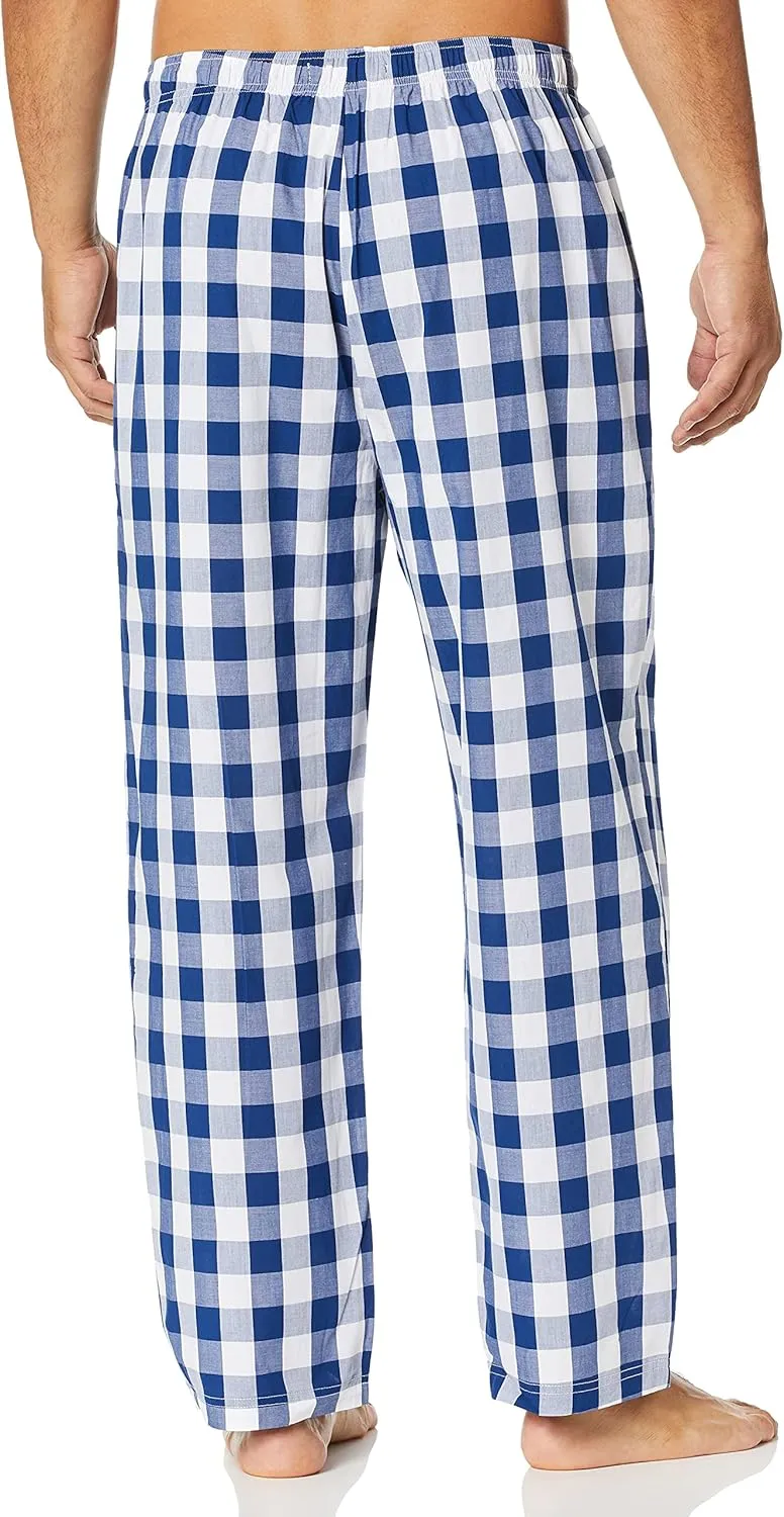 Nautica Men's Soft Woven 100% Cotton Elastic Waistband Sleep Pajama Pant