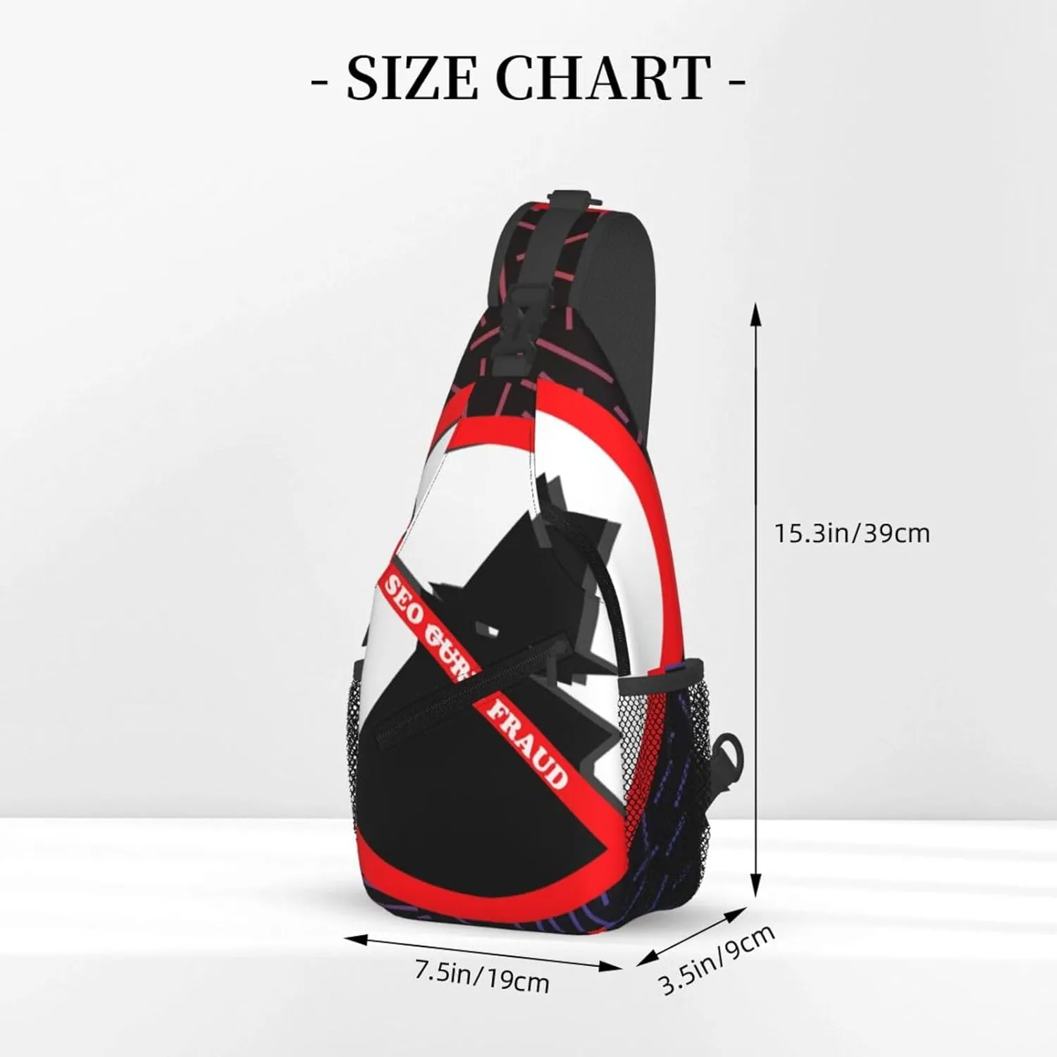 Neighborhood Watch Crossbody For Men Women Sling Chest Bag Shoulder Bag Lightweight One Strap Backpack Multipurpose Travel Hiking Daypack