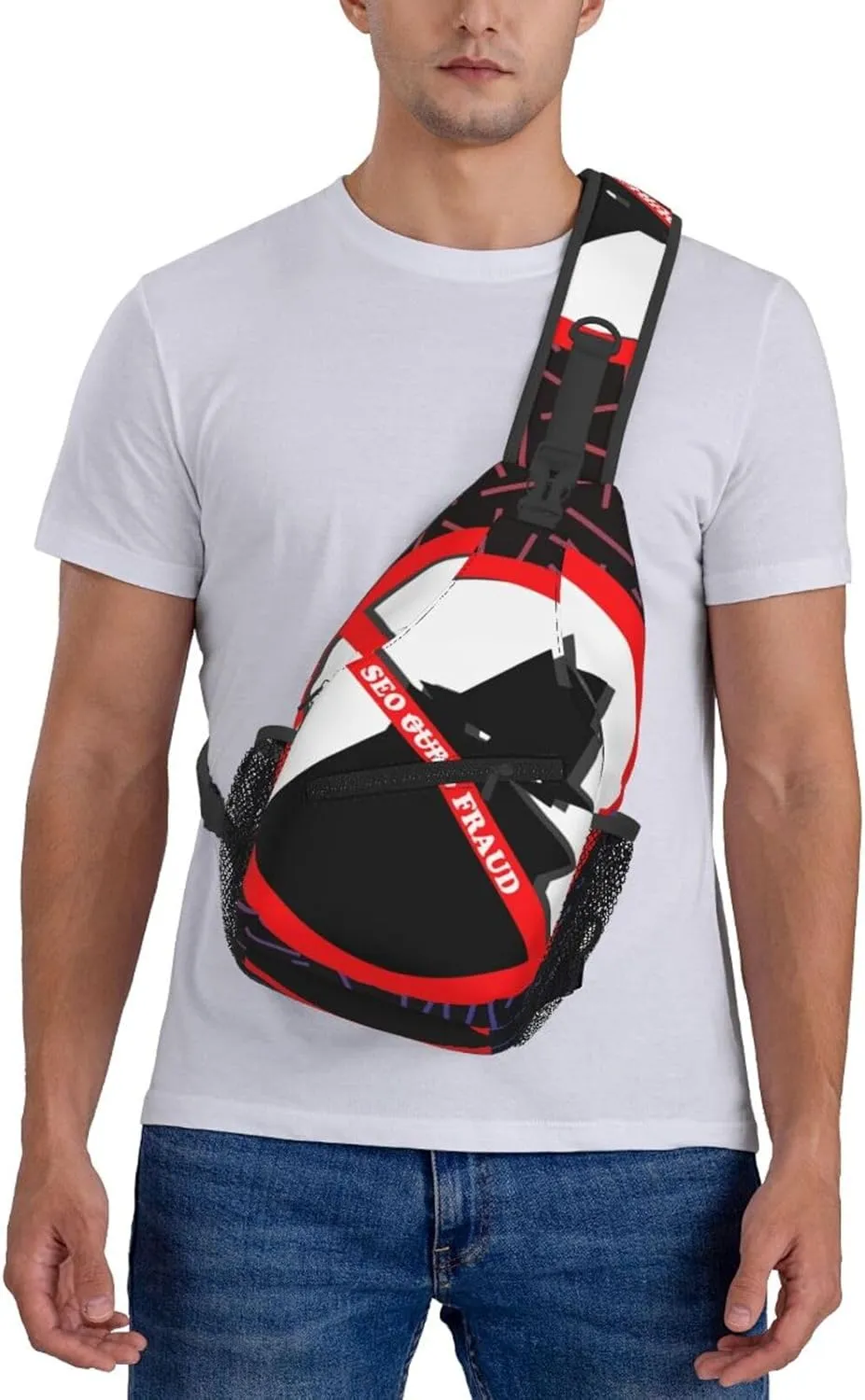 Neighborhood Watch Crossbody For Men Women Sling Chest Bag Shoulder Bag Lightweight One Strap Backpack Multipurpose Travel Hiking Daypack