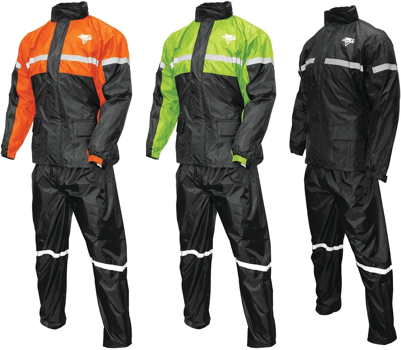 Nelson-Rigg unisex adult Motorcross-motorcycles Nelson Rigg SR 6000 ORG 05 XX Stormrider Motorcycle Rain Suit 2 Piece Orange Black XX , Orange/Black, XX-Large US