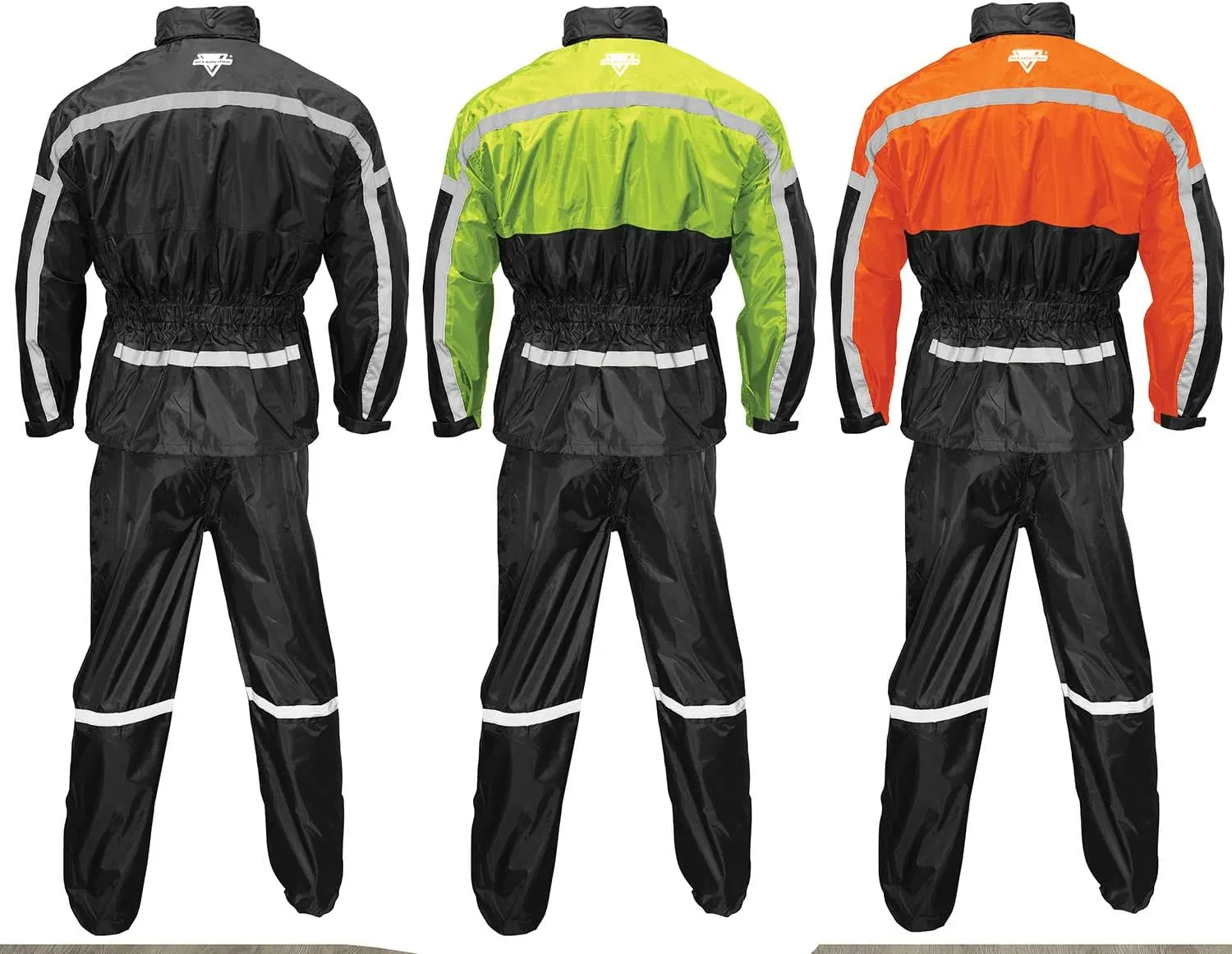 Nelson-Rigg unisex adult Motorcross-motorcycles Nelson Rigg SR 6000 ORG 05 XX Stormrider Motorcycle Rain Suit 2 Piece Orange Black XX , Orange/Black, XX-Large US
