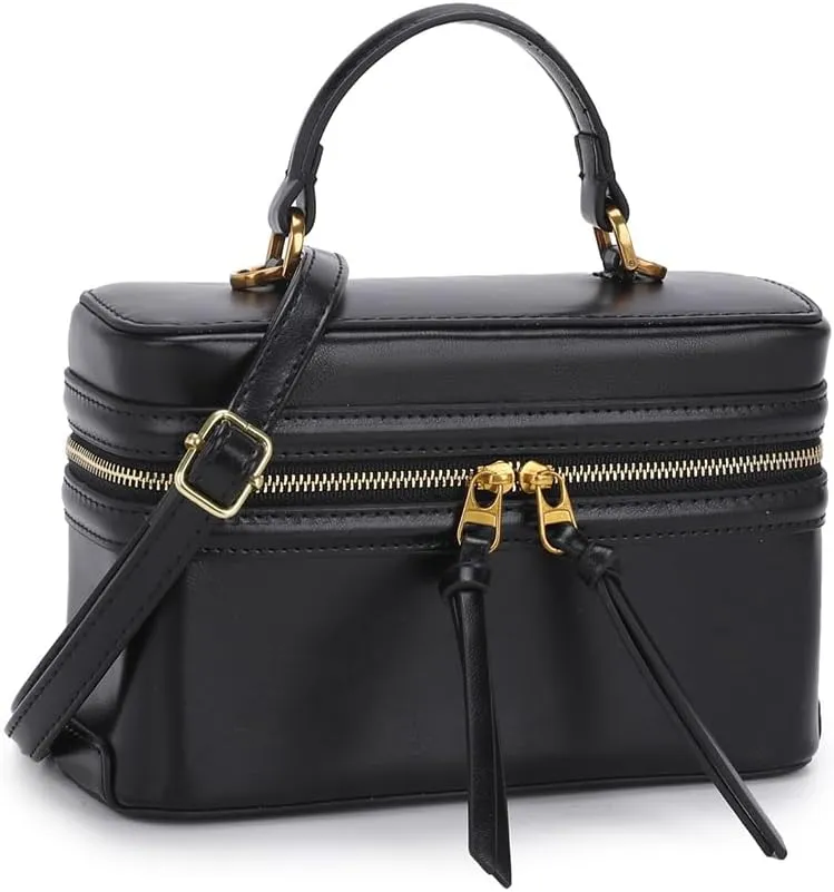 New Classic Satchel Crossbody Purse for Women Chic Mini Box Purse, Women Crossbody Shoulder Bag