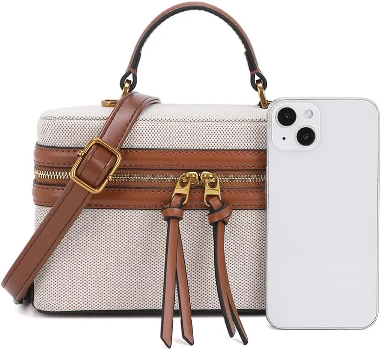 New Classic Satchel Crossbody Purse for Women Chic Mini Box Purse, Women Crossbody Shoulder Bag