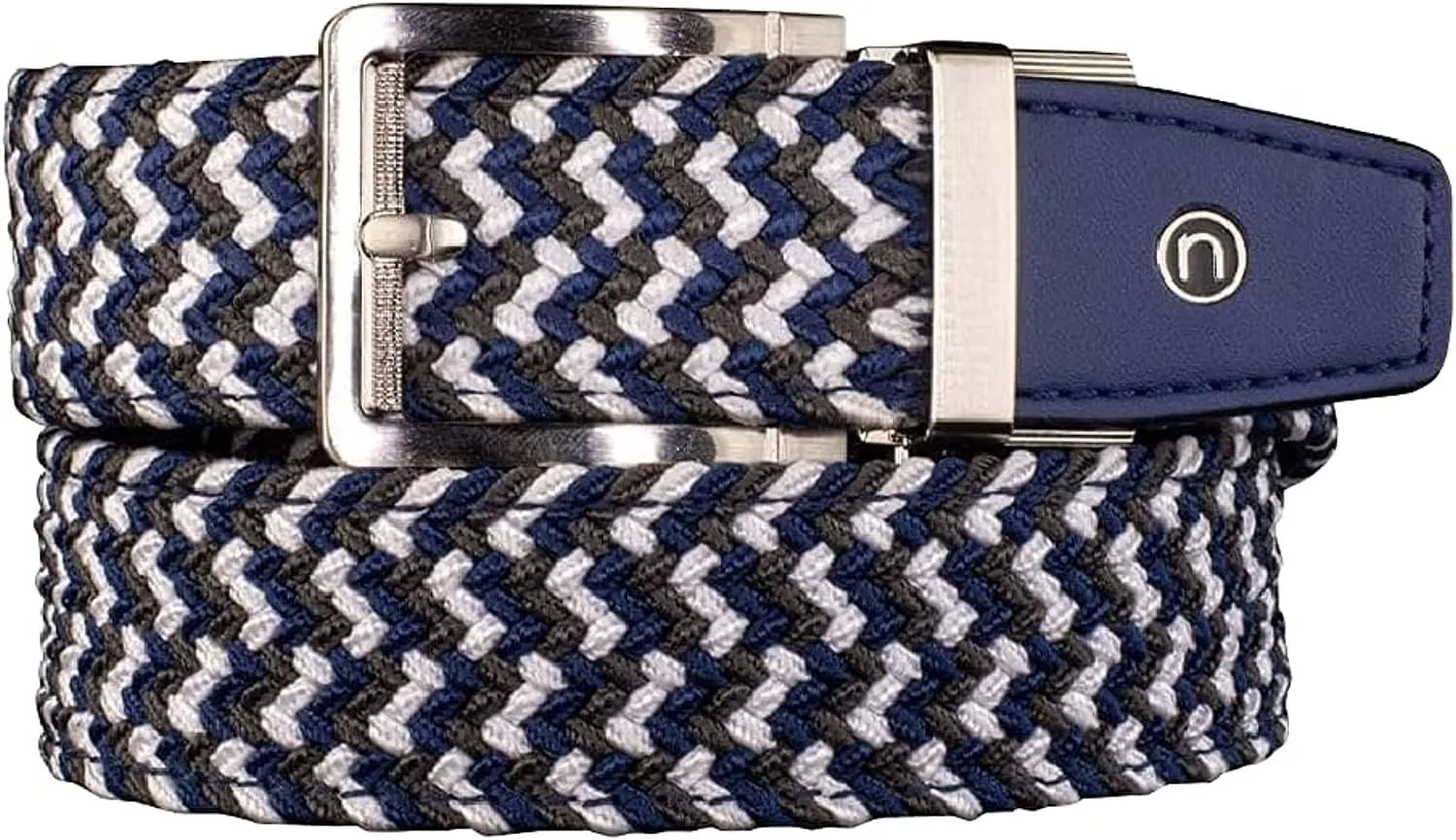 Nexbelt Men's Braided Ratchet Golf Belt – Adjustable, Stretch Fit – For Casual Wear & Golfing (Fits up to 50")