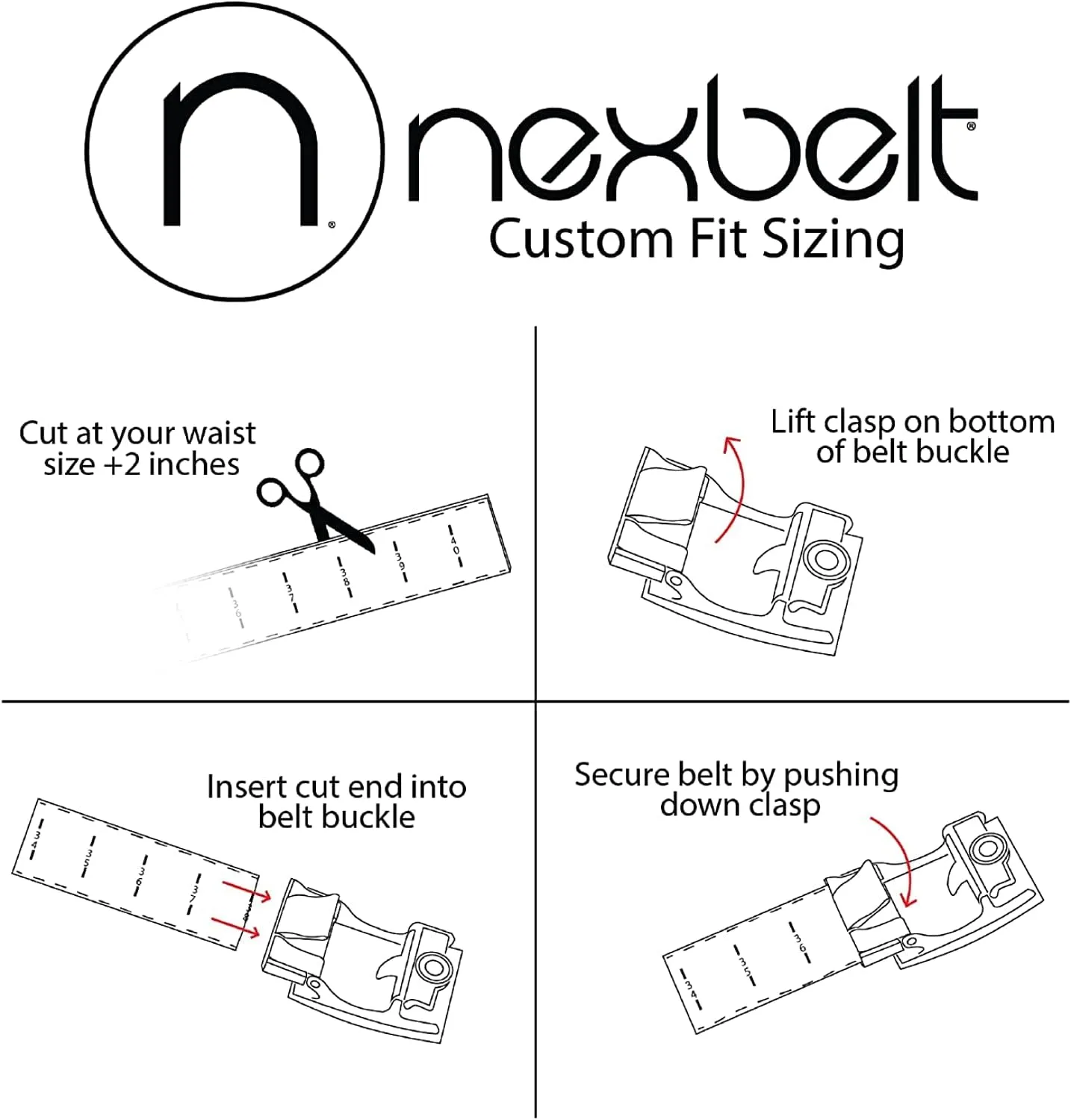 Nexbelt Men's Braided Ratchet Golf Belt – Adjustable, Stretch Fit – For Casual Wear & Golfing (Fits up to 50")